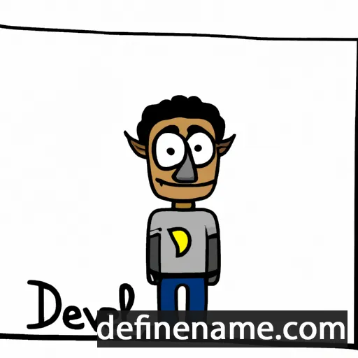 cartoon of the name Deval