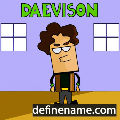 cartoon of the name Devalson