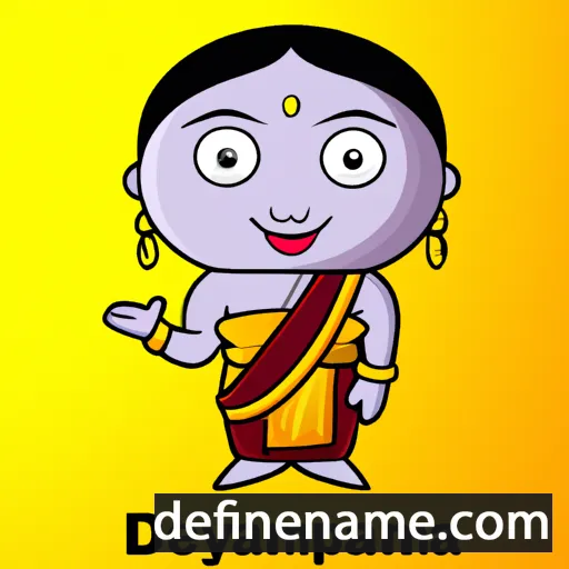 cartoon of the name Devanampiya