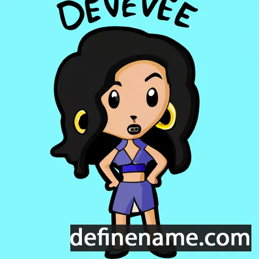 Devanie cartoon