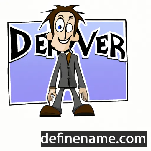 cartoon of the name Devere