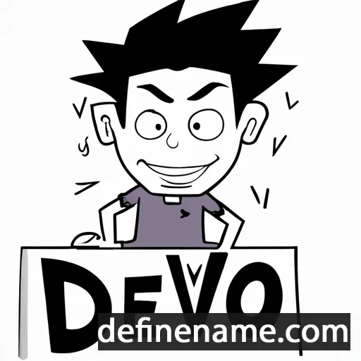 cartoon of the name Deviko