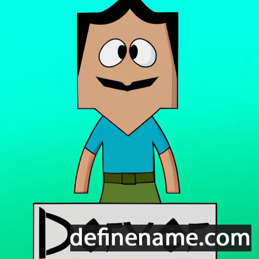 cartoon of the name Devinder