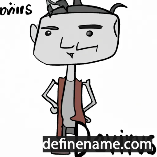 cartoon of the name Devinicus