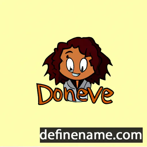 cartoon of the name Devonne