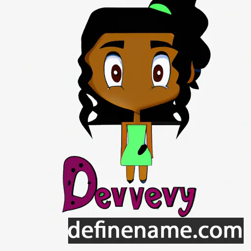 cartoon of the name Devony