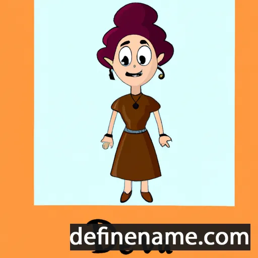 cartoon of the name Devuta