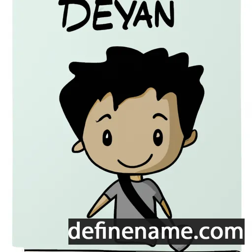 cartoon of the name Devyaan