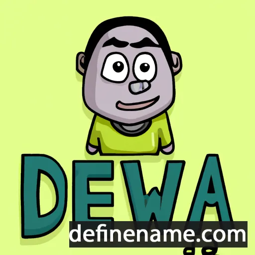 cartoon of the name Dewa