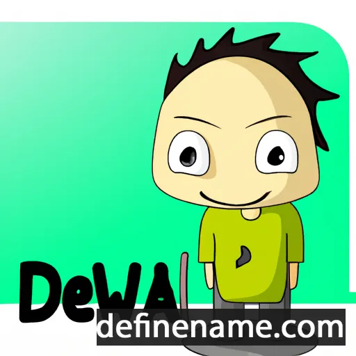 cartoon of the name Dewa