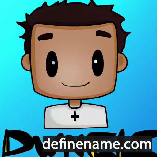 cartoon of the name Dewaine