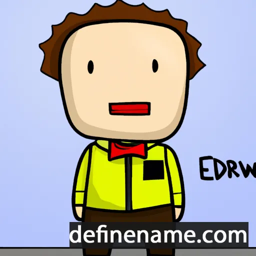 cartoon of the name Deward