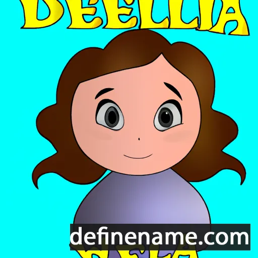 cartoon of the name Dewilla