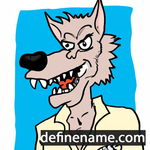 Dewolf cartoon