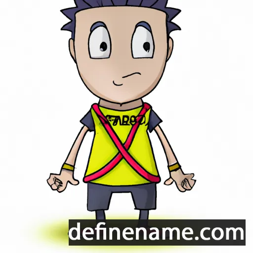 cartoon of the name Dexandros