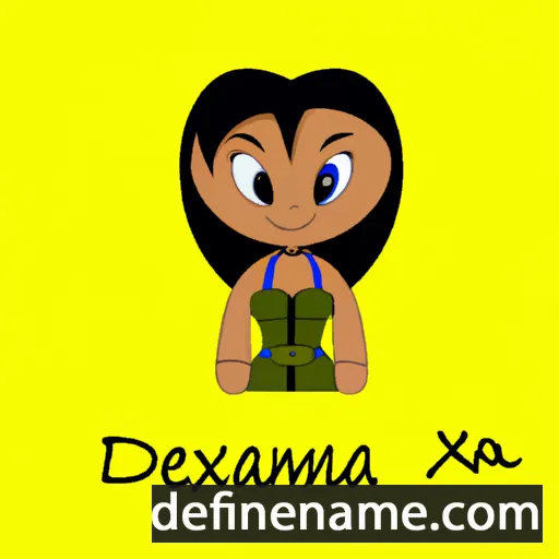 cartoon of the name Dexanna