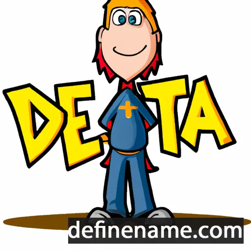 cartoon of the name Dextra