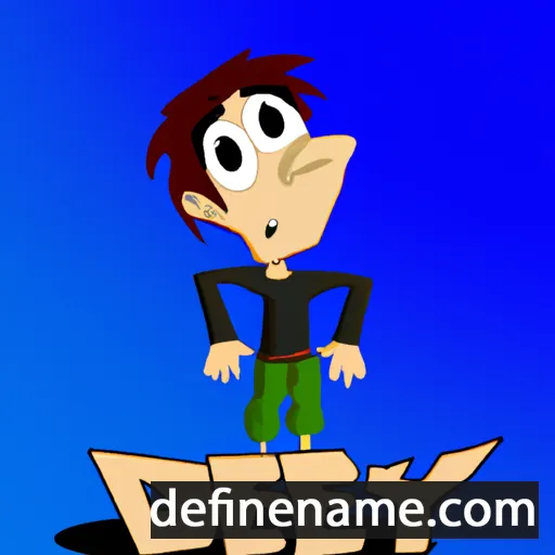 cartoon of the name Dey