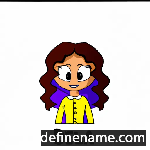 cartoon of the name Deyla