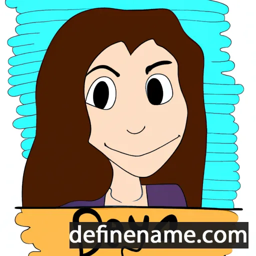 cartoon of the name Deyna