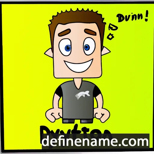 cartoon of the name Deyton