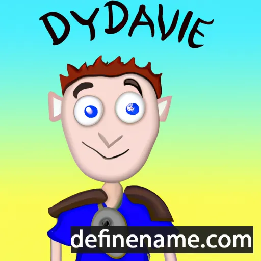 cartoon of the name Deyvid