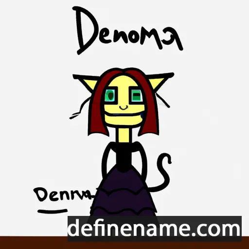 cartoon of the name Dezdemóna