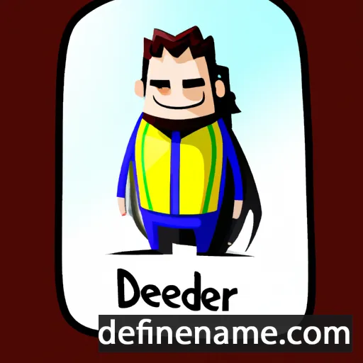 cartoon of the name Dezider