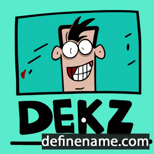 cartoon of the name Dezik