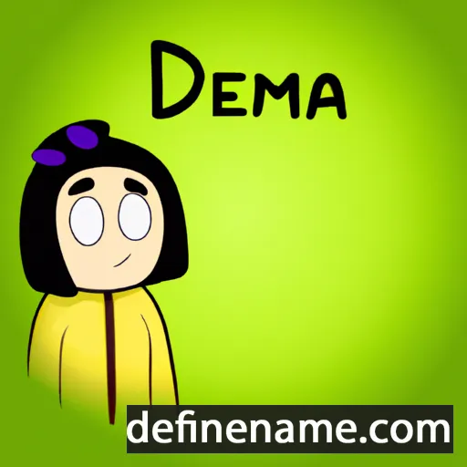 cartoon of the name Dezima