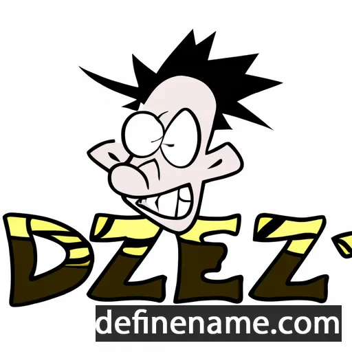 cartoon of the name Dezzi