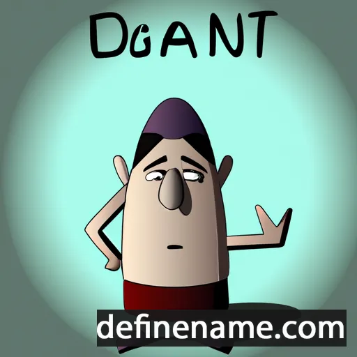 cartoon of the name Dganit