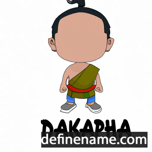 cartoon of the name Dhakpa