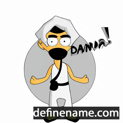 cartoon of the name Dhamar