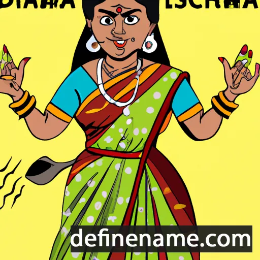 Dhanalakshmi cartoon