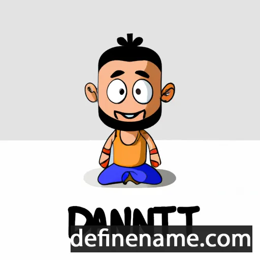 cartoon of the name Dhanmeet