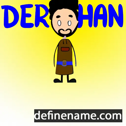 cartoon of the name Dharen