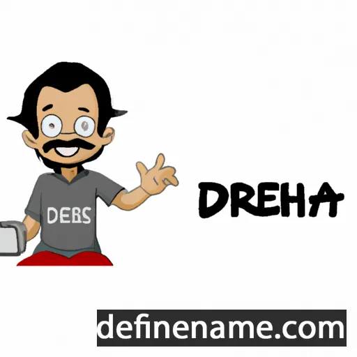 cartoon of the name Dheeraj