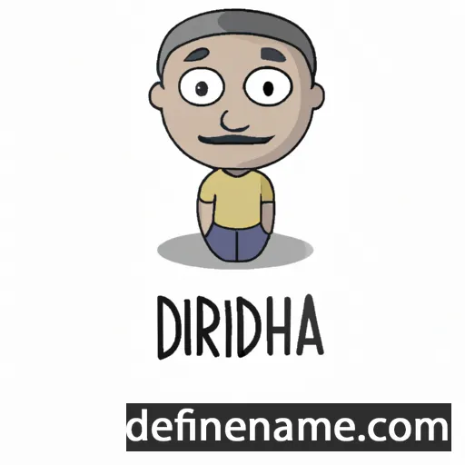 cartoon of the name Dhirendra