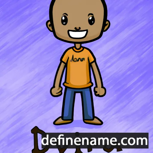 cartoon of the name Dhruva