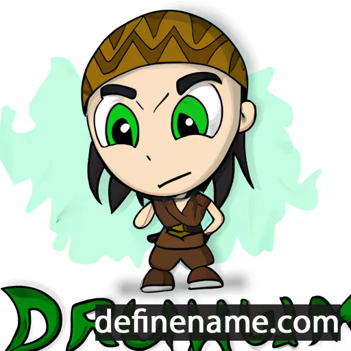 cartoon of the name Dhurim