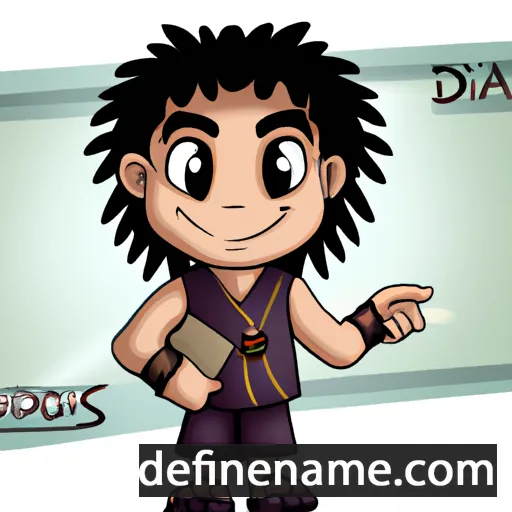 cartoon of the name Diadochos