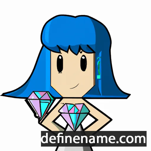 cartoon of the name Diamanta