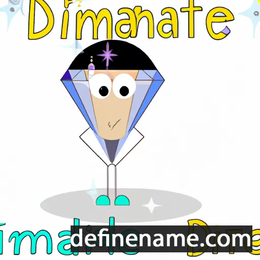 cartoon of the name Diamante