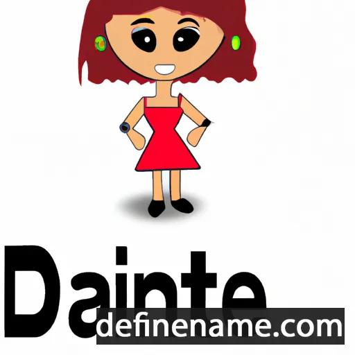 cartoon of the name Dianet