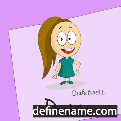 cartoon of the name Dianette