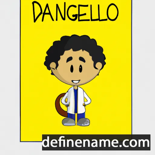 cartoon of the name Diangelo