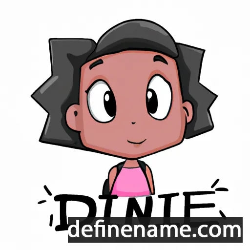 cartoon of the name Dianie