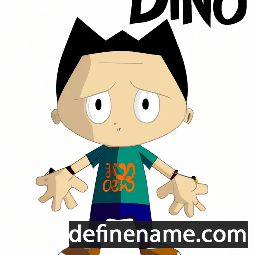 cartoon of the name Diano