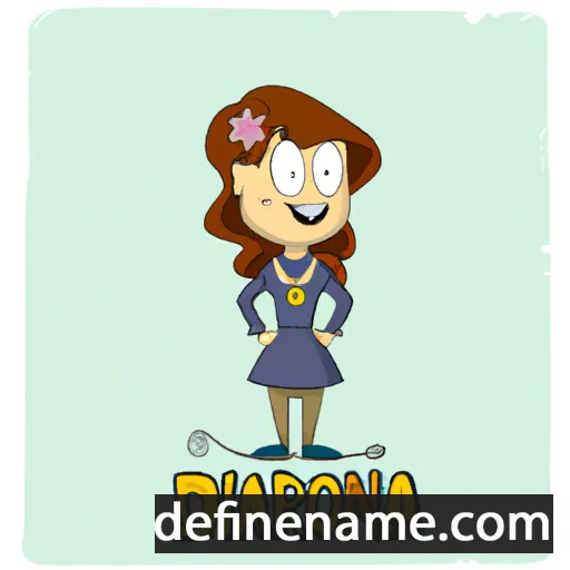 cartoon of the name Dianora